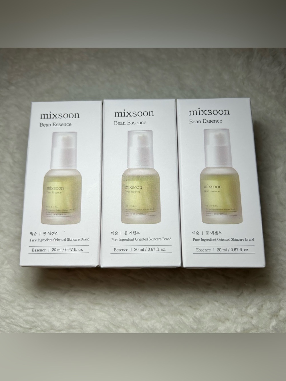 Mixsoon Bean Essence Brightening Hydrator 3 Pack NEW